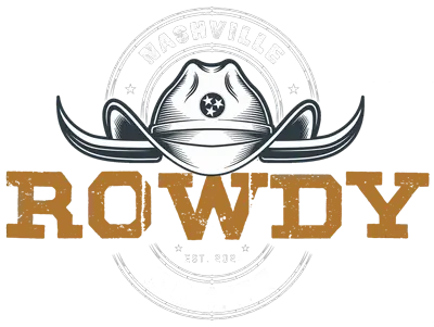 the logo for Rowdy Boats in Nashville, Tennessee
