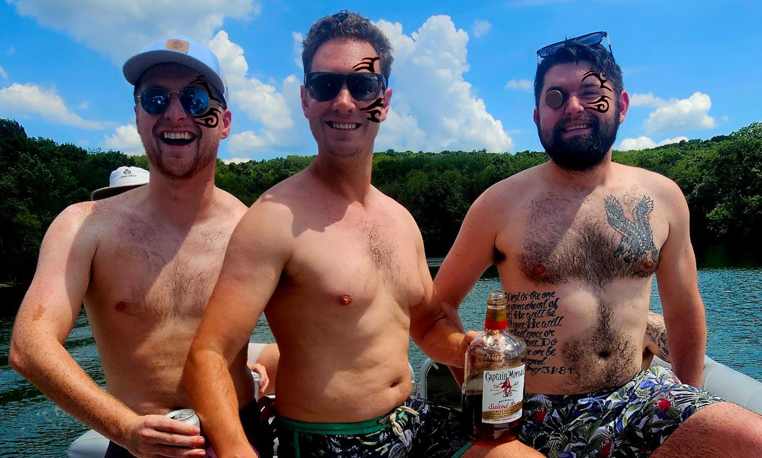 Bachelor Party Celebration on Percy Priest Lake with Rowdy Boats